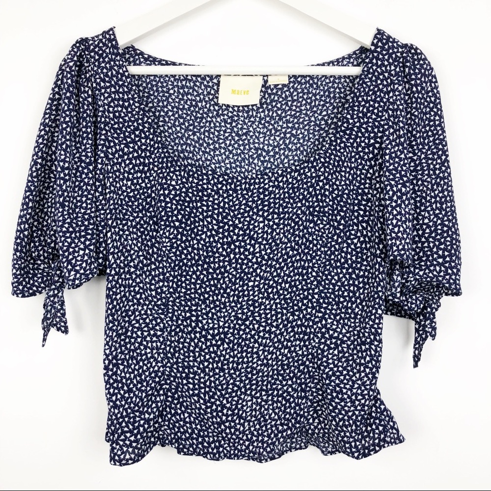 NWOT Maeve Arrow print Top